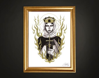 Olga of Kyiv - Inktober Art Print