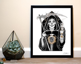 Grim Reaper - Inktober Art Print