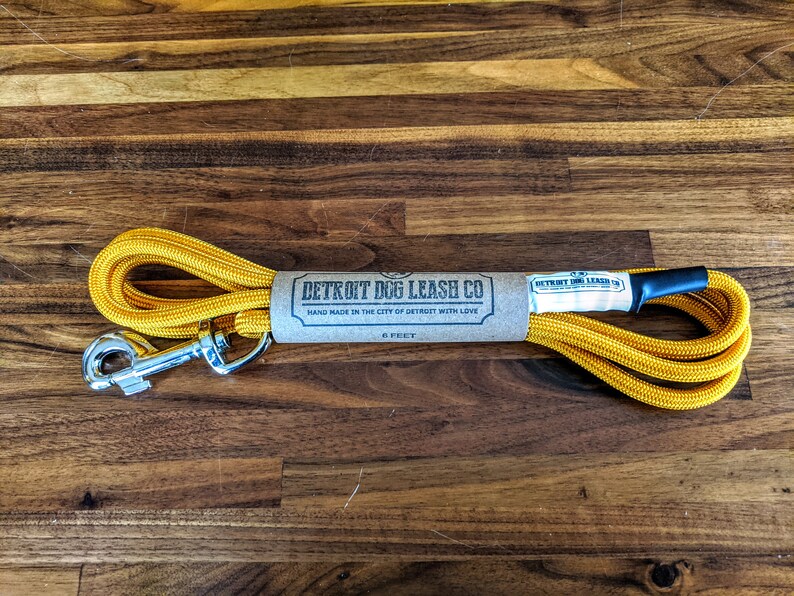 Goldenrod Paracord Dog Leash