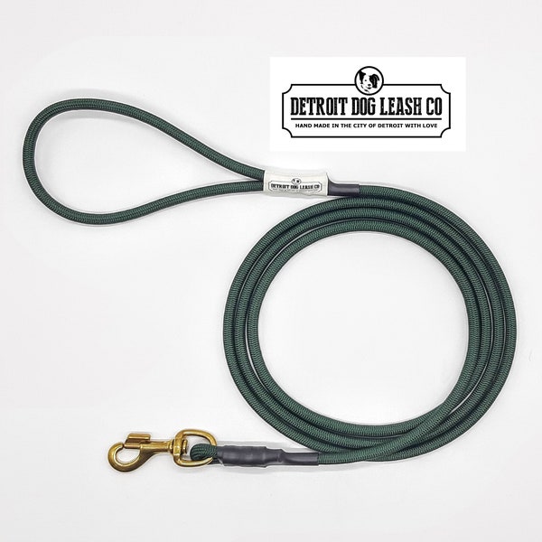 Dark Green Paracord Dog Leash