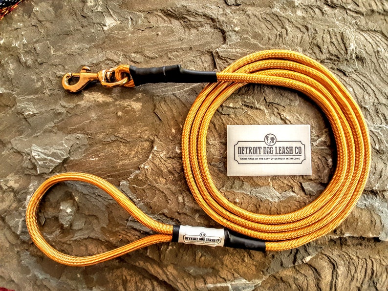 Goldenrod Paracord Dog Leash