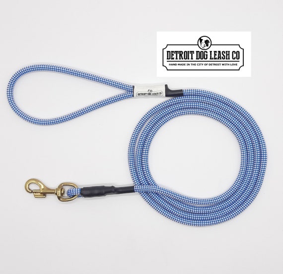 Blue and White Climbing Rope Dog Leash Etsy