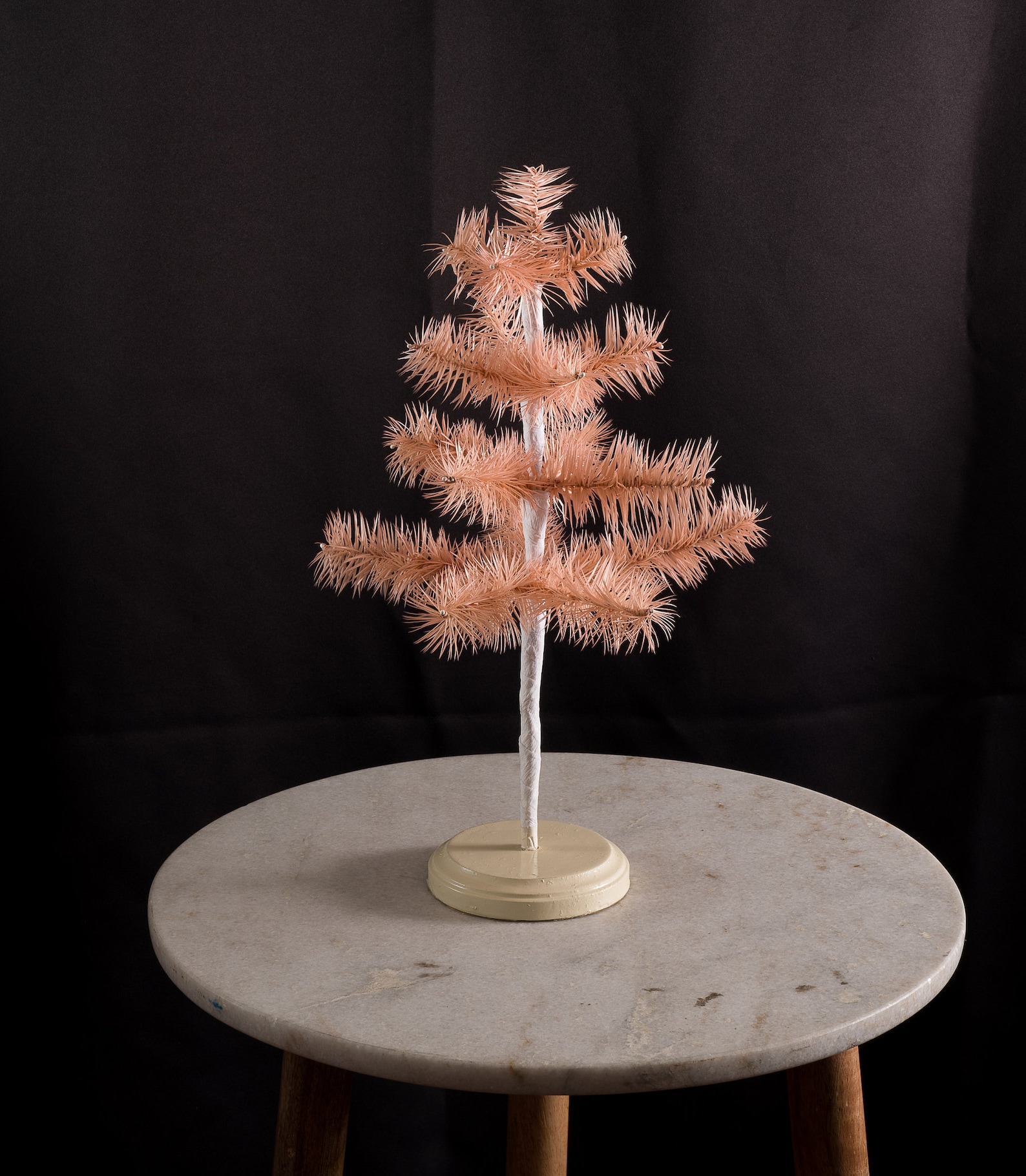 Small Blush Pink Feather Tree 14 tall Valentines Day Etsy