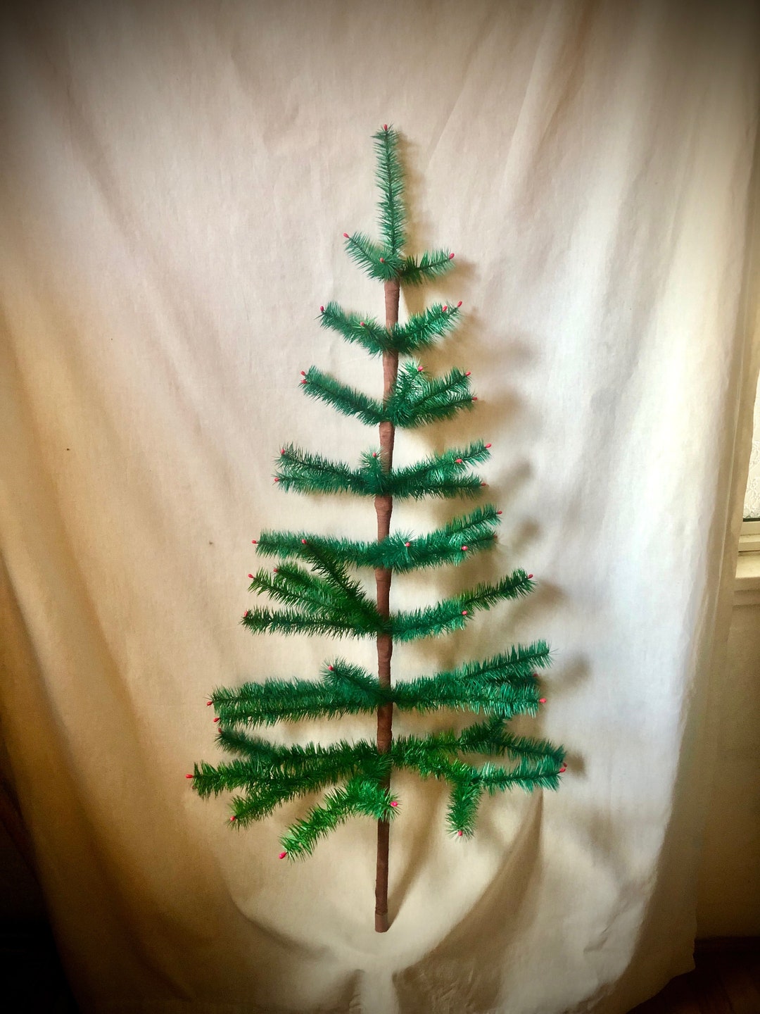 5 Foot Goose Feather Christmas Tree Made to Order Green or White Etsy