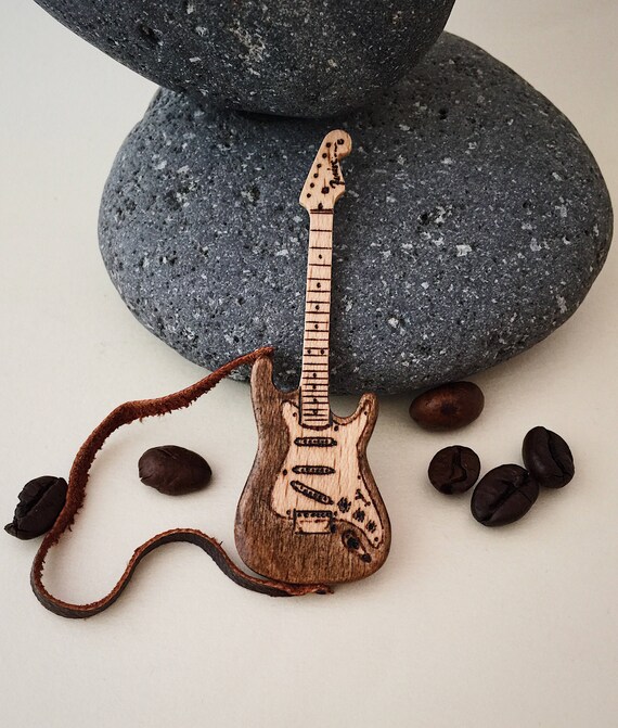 Electric guitar 3 Custom gift for music lovers Engraved Etsy
