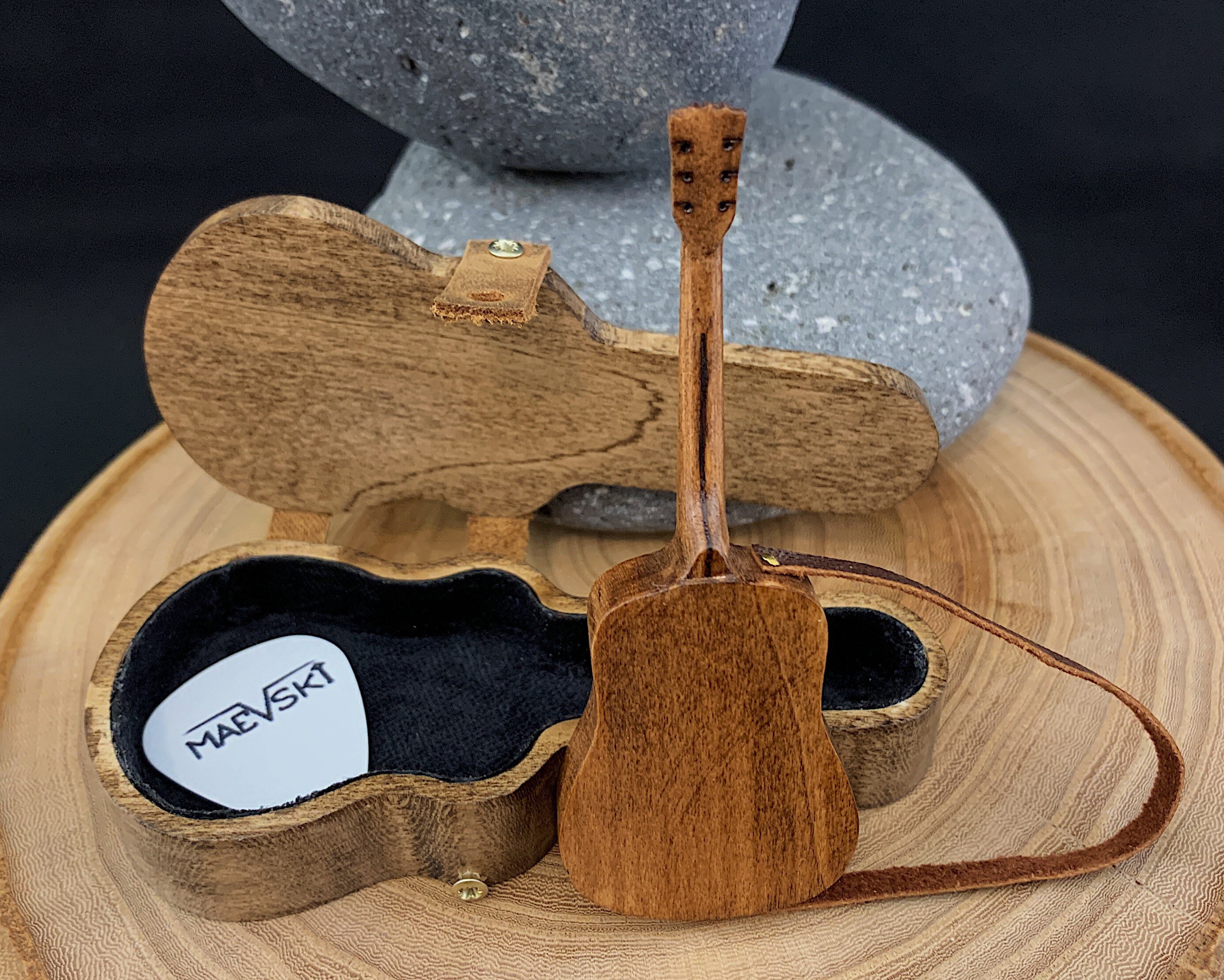 Acoustic guitar 3 Guitar pick holder Personalized guitar Etsy