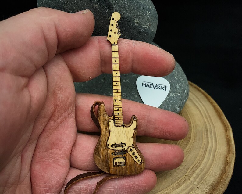 Gift for him Bass guitar 3 & Guitar pick holder case Etsy