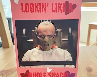 Hannibal Lecter Valentine's Day Card: Silence of The Lambs, Humorous Horror