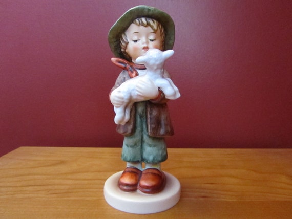 hummel figurine boy with lamb