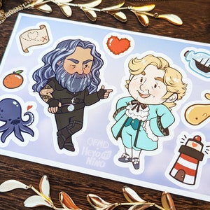 Stede & Blackbeard Sticker Sheet OFMD