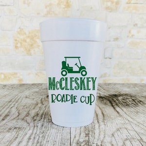 Personalized Golf Cups, Beach Cups, Boat Cup, Monogrammed, Custom, Party, Foam, River, Cocktail, Hostess Gift, Roadie, Pool, Gold Cart, Club