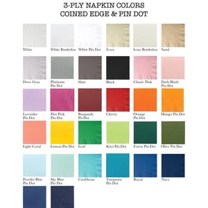a color chart for the eloquence ink