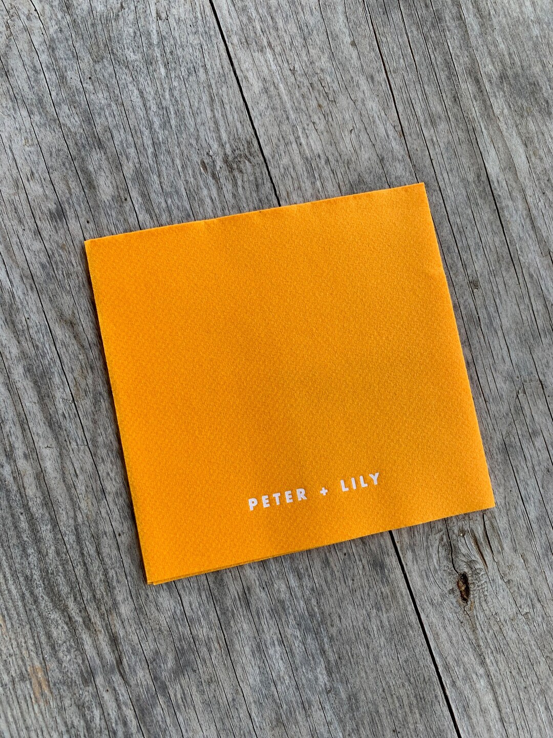 Personalized Linen Like Beverage Napkins, Wedding Napkins, Monogrammed