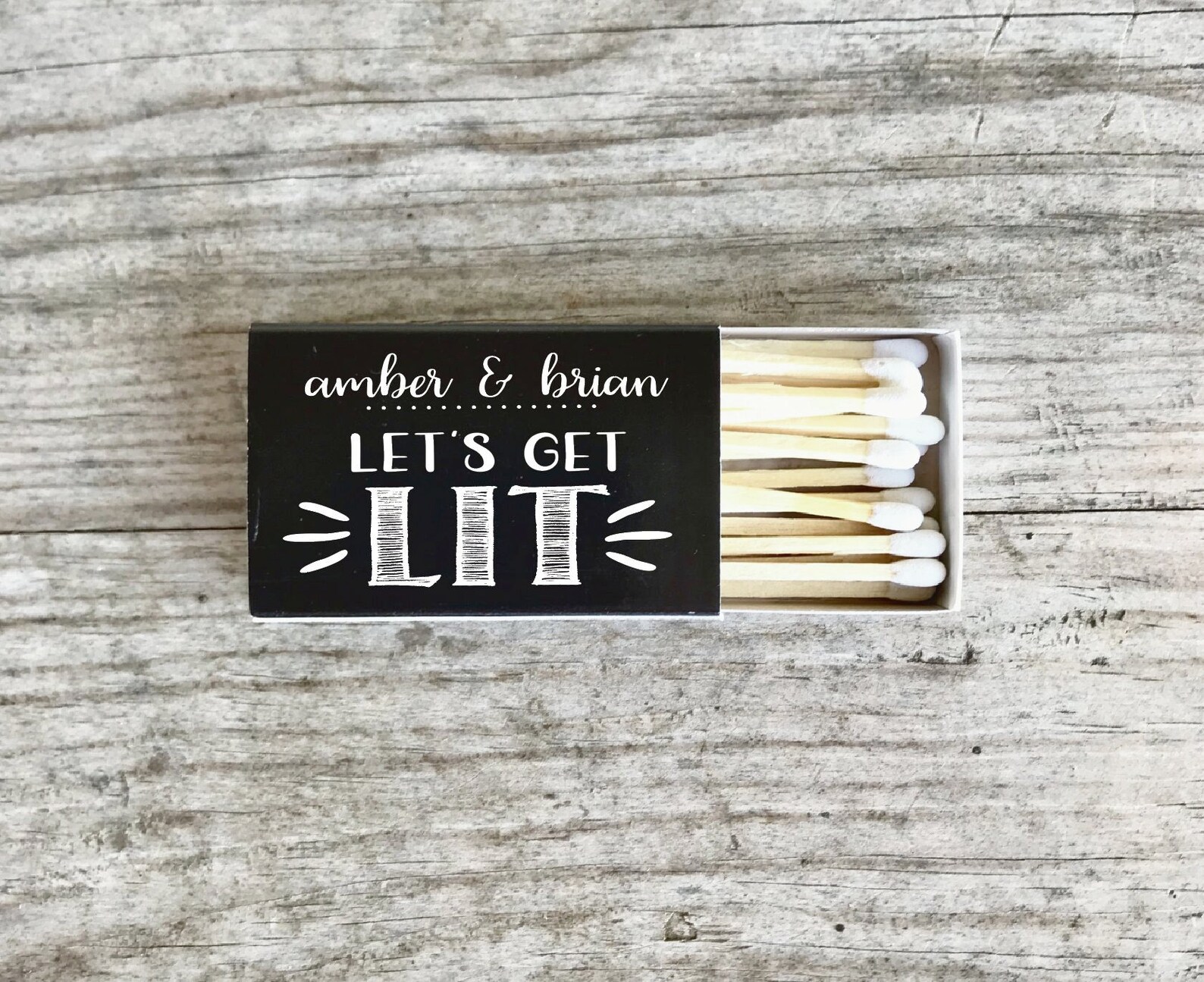 Wedding Matchboxes Wedding Matches Monogrammed Etsy