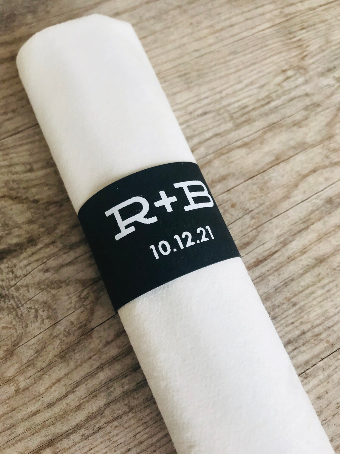 Custom silverware wraps picture