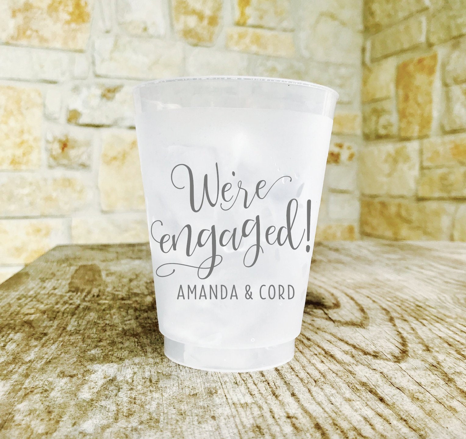 Custom Frosted Cups (173)  Pretty Robes –