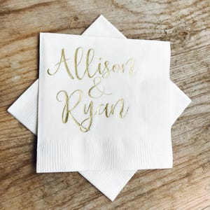 Personalized Napkins, Monogrammed, Wedding, Custom, Paper, Cocktail, Beverage, Wedding Napkins, Shower Napkins, Engagement Napkins., Brunch.
