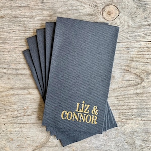 Personalized Linen Like Napkins, Custom, Monogrammed, Paper, Cocktail, Beverage, Dinner Napkin, Guest Towel, Wedding Napkin, Restroom