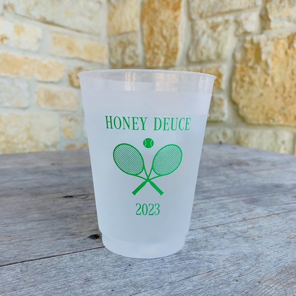 Pickleball Cups, Tennis, Personalized Shatterproof, Monogrammed, Frosted, Frost, Cocktail, Wine, Party, Pickle Ball, Dink Day Dinker, Roadie