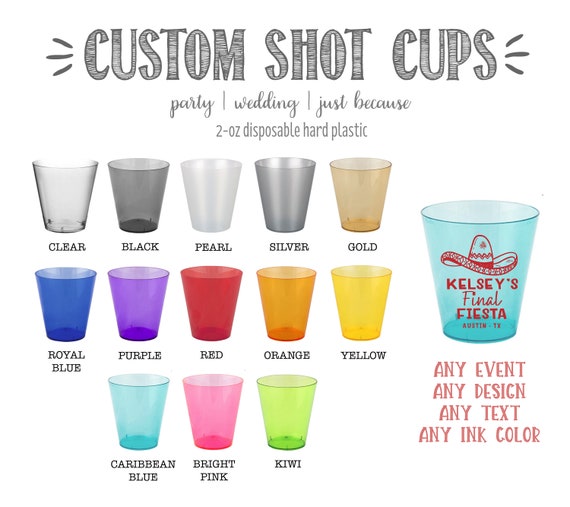 Let's Fiesta Plastic Cups - Bulk set of 50, each cup holds 16 oz - Cinco De  Mayo and Party Supplies