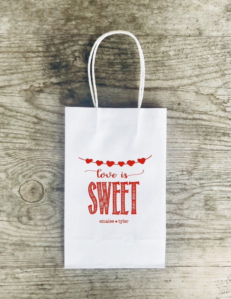 Personalized Tote Bags Treat Bags Wedding Birthday Etsy