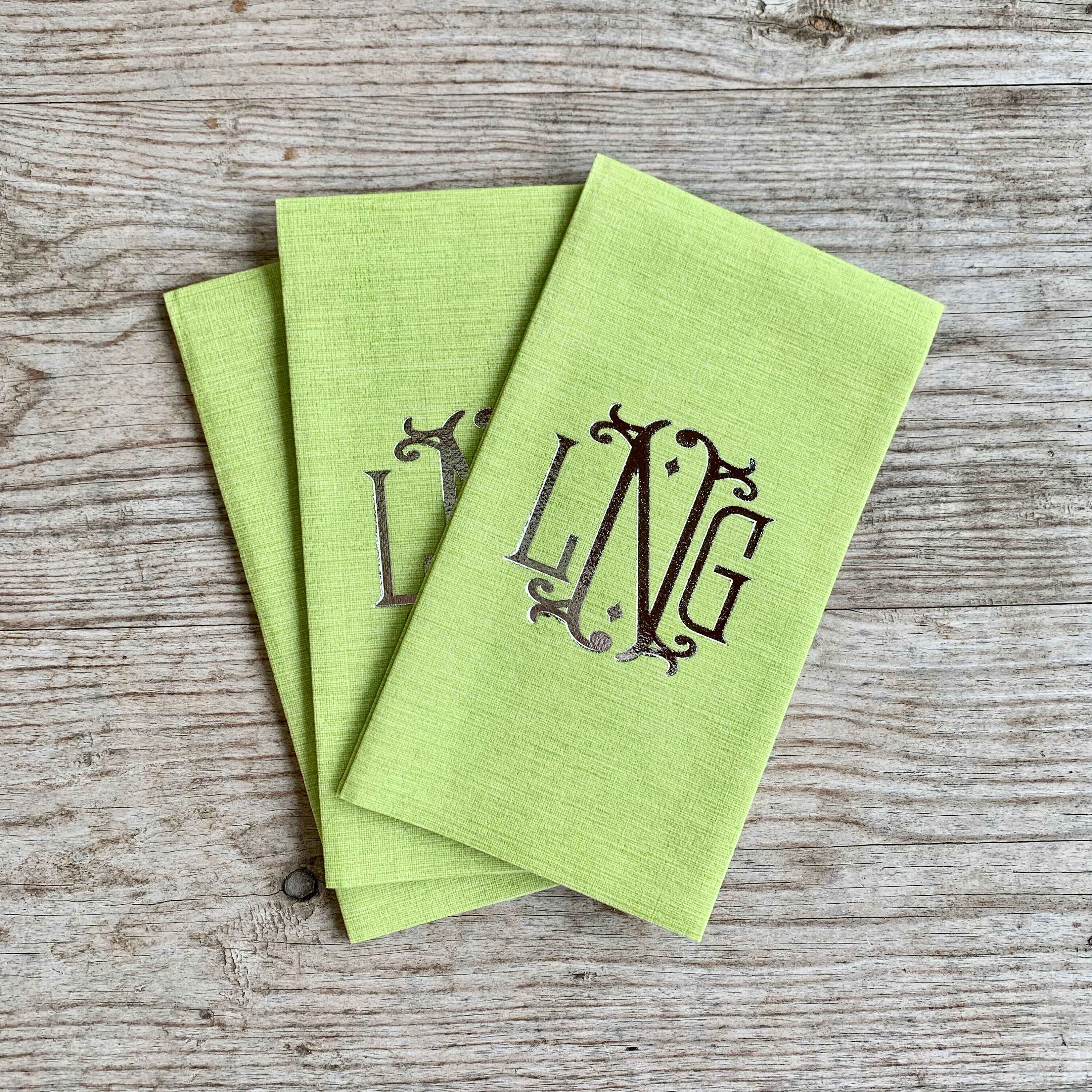Monogrammed Linen Like Napkins Bella Custom Paper Guest Etsy