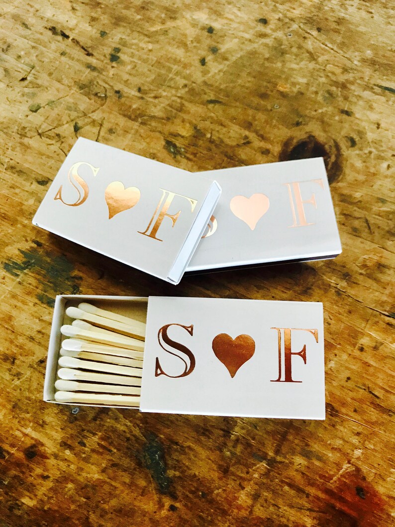 Wedding Matchboxes Perfect Match Wedding Matches Etsy
