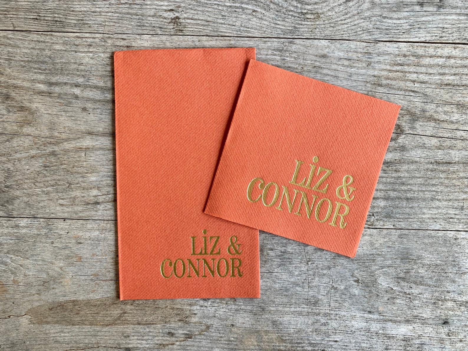 Personalized Linen Like Napkins Custom Monogrammed Paper Etsy