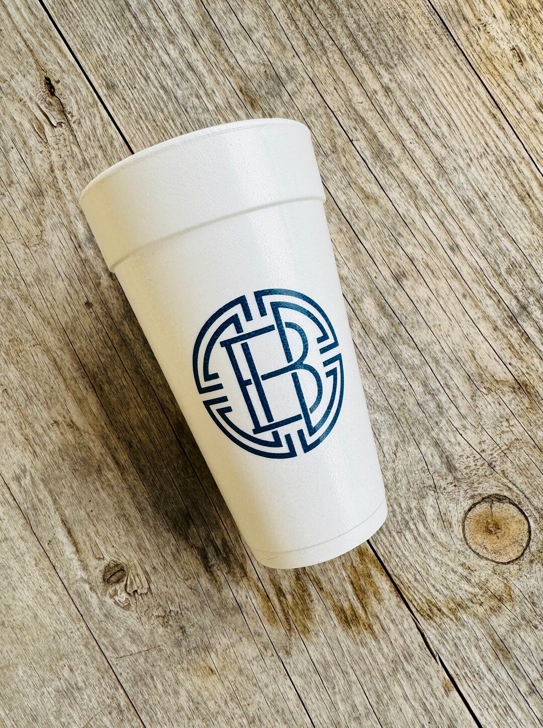 Monogrammed Styrofoam Cups, Foam, Custom, Roadie, Cocktail, Party ...