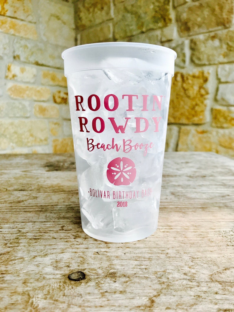 Personalized Stadium Cups 22 Oz Monogrammed Custom Wedding Etsy