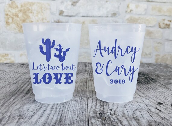 Fiesta Cups, Fiesta Baby Shower Cups, Personalized Shatterproof