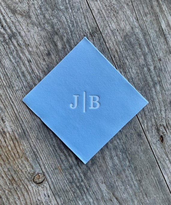 Personalized Linen Like Beverage Napkins, Wedding Napkins, Monogrammed, Paper, Cocktail, Wedding, Shower, Birthday, Hostess Gift, Elegance