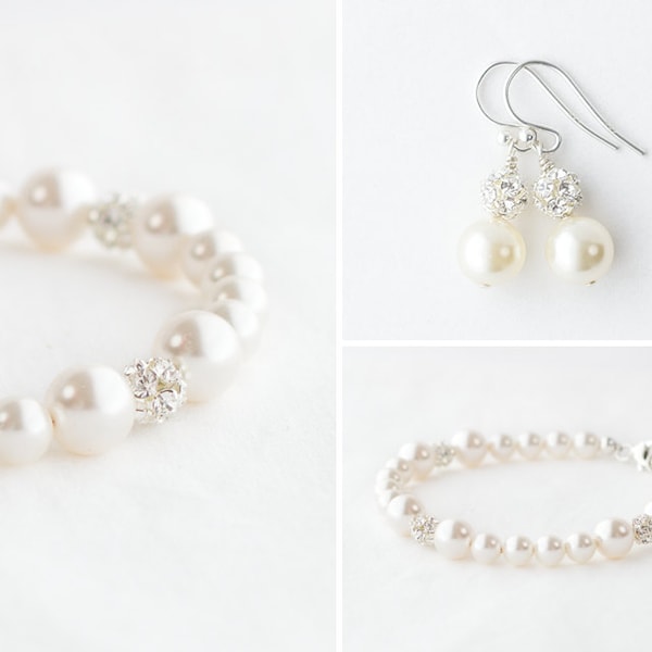 Pearl Bridesmaid Jewelry Set of 5, Bridesmaid Gift Set of 6 Bridesmaid Jewelry Set of 4 Bridesmaid Gift Set of 5 Bridesmaid Jewelry Set of 6