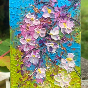 ACEO Pittura artistica originale Carte ACEO Piccola opera d'arte 2,5X 3,5 pollici