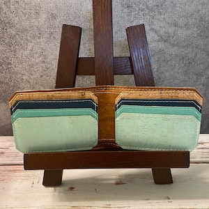Cartera bifold, cartera de corcho, cartera para hombre, cartera para mujer, cartera elegante, cartera vegana, cartera, unisex, cartera de corcho