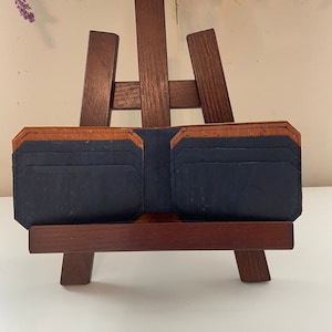 Cartera bifold, cartera de corcho, cartera para hombre, cartera para mujer, cartera elegante, cartera vegana, cartera, unisex, cartera de corcho