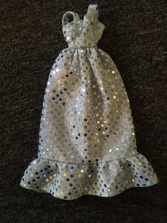 barbie silver dress
