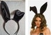 deluxe velvet playboy playmate black bunny ears 