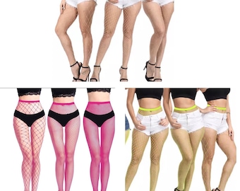 Nude Fishnet Tights | Etsy