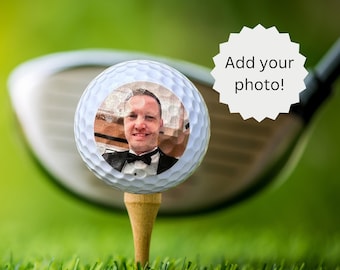 Personalised Photo Golf Balls, Custom Golf Gift, Bespoke and Unique
