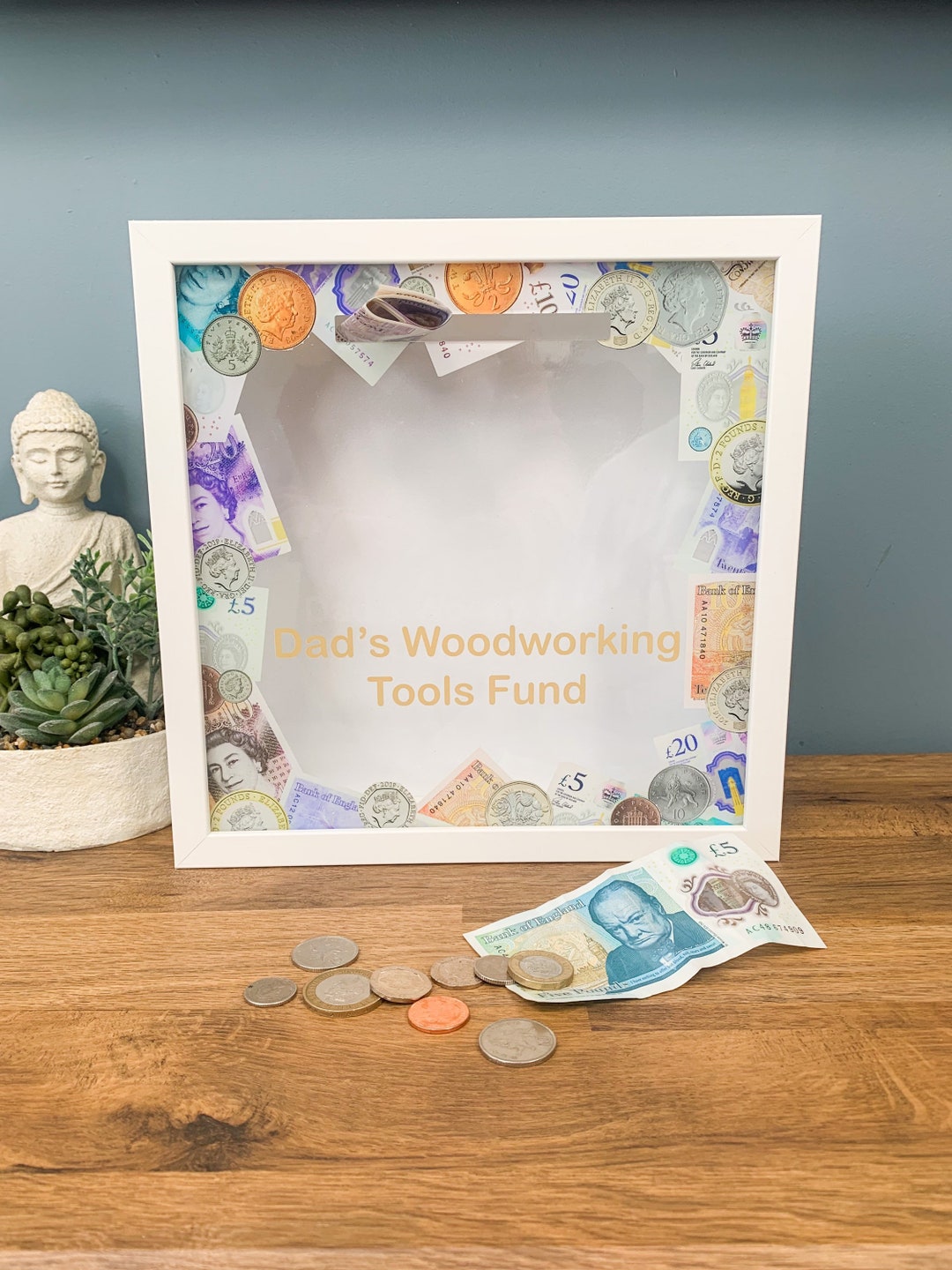 Money box frame, Savings frame slot frame, money theme money box ...