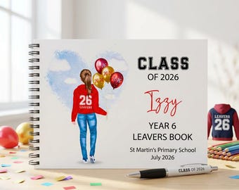 Personalised Leavers Notebook, Class of 2026 Keepsake