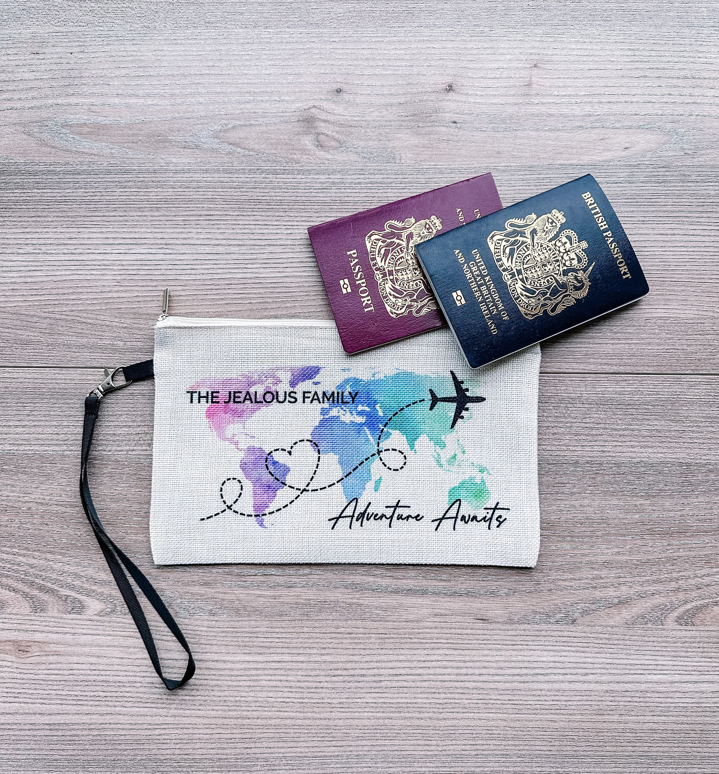 Hot Travel Wallet Family Passport Holder Creative Waterproof