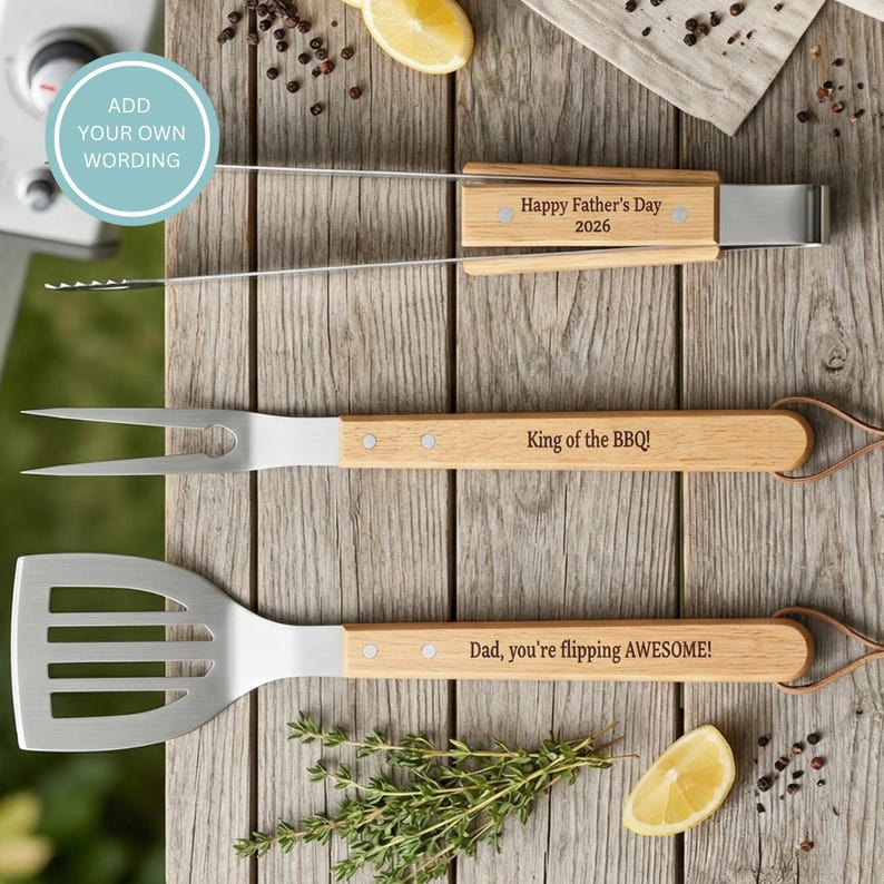 personalised bbq set uk