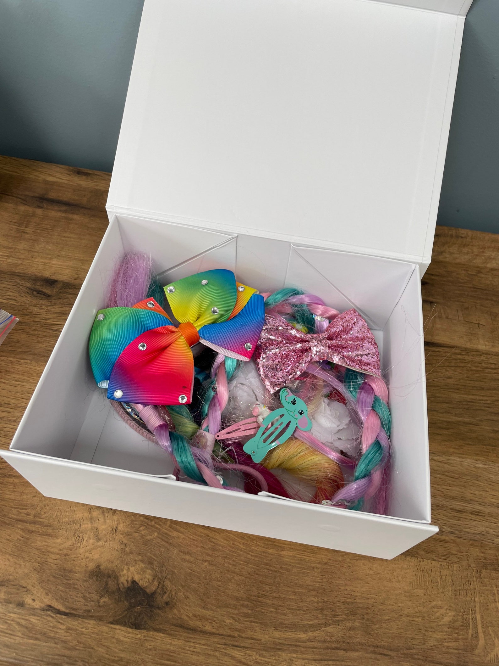 Personalised Hair Accessories Box Unicorn Etsy UK