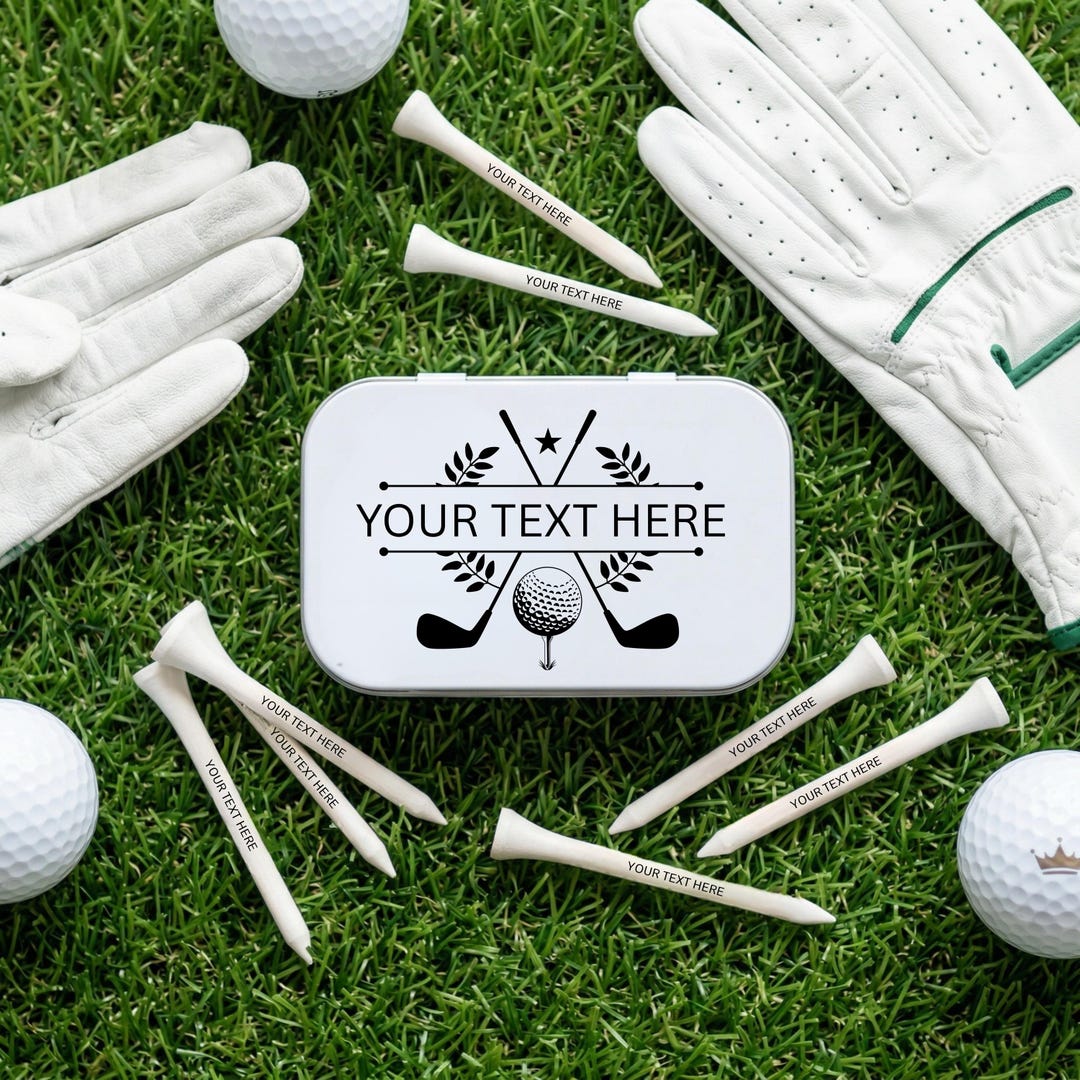 Personalised Golf Tee Tin Set Custom Text Tees Engraved Gift For Dad personalised-golf-tee-tin-set-custom-text-tees-engraved-gift-for-dad