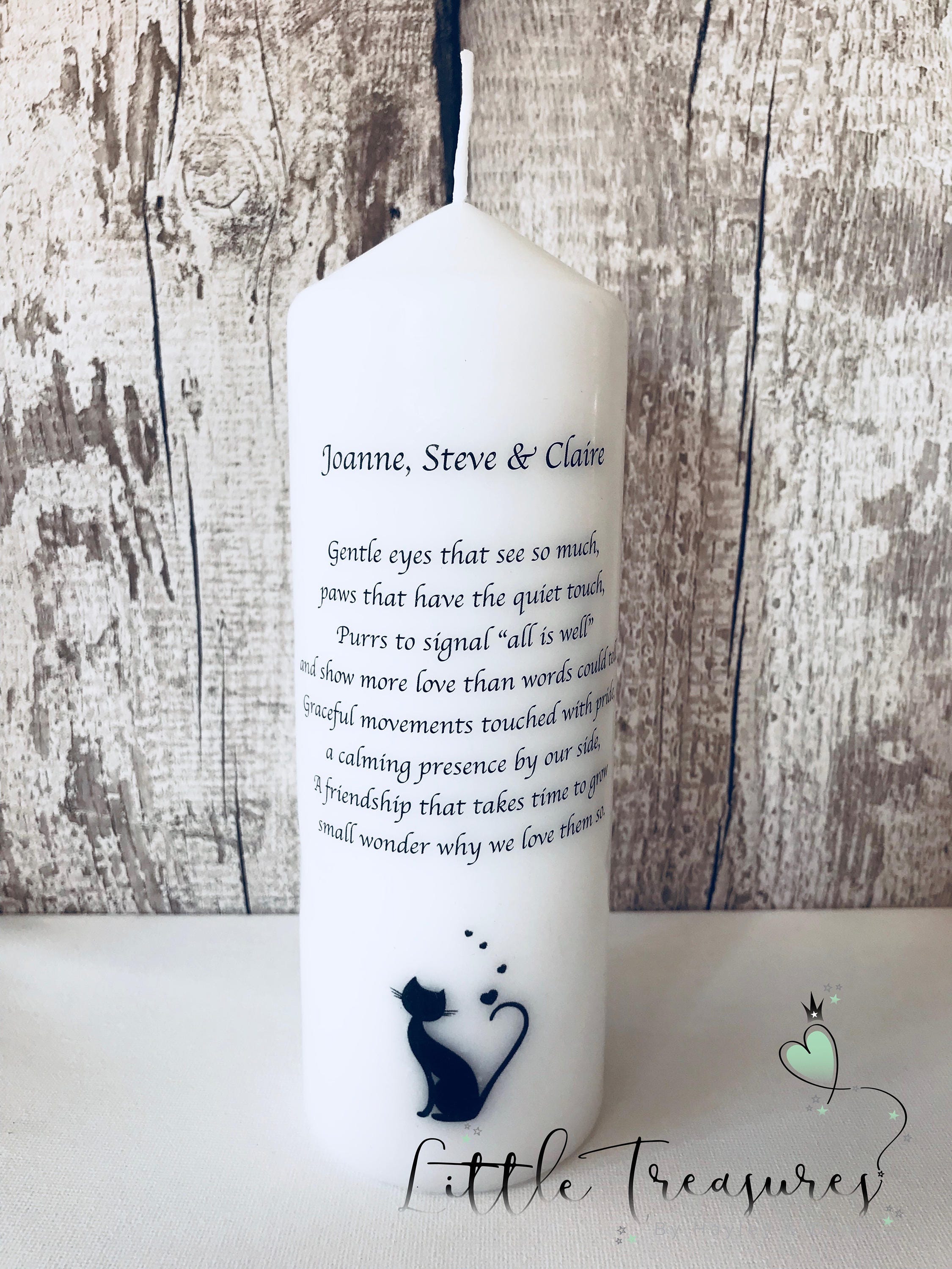 pet remembrance candle