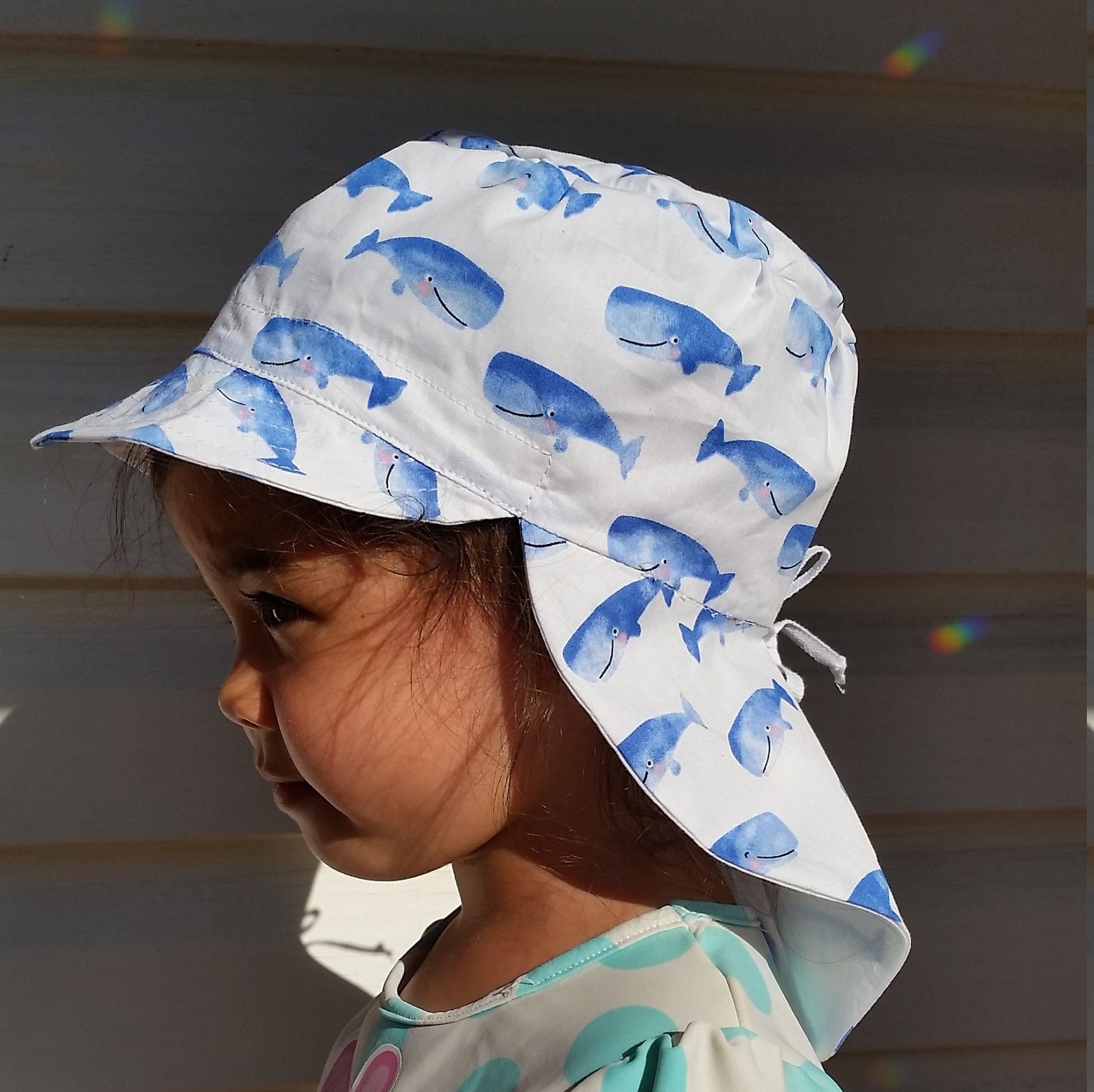 Cappello Da Sole Neonato Anti-UV - Bucket Hat Per Bambini 0-6 Anni, Protezione Spiaggia Ed Estate - Foto 13