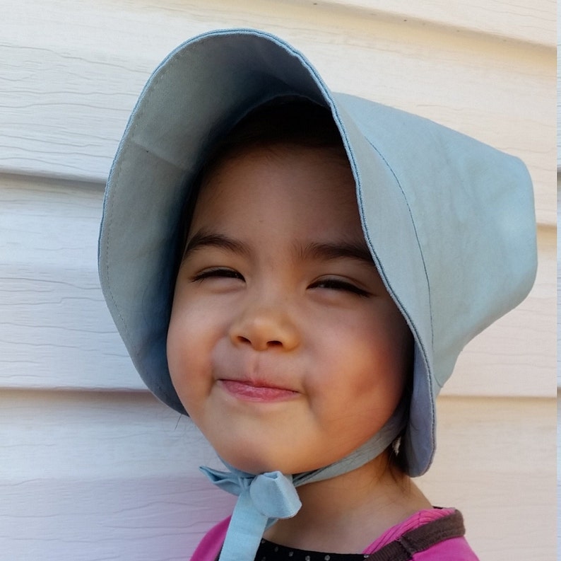 Adjustable Linen Toddler Sunhat, Baby Linen Hat, Easter Beach