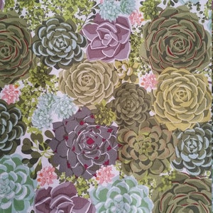 Celebration of succulents - Tea Towel